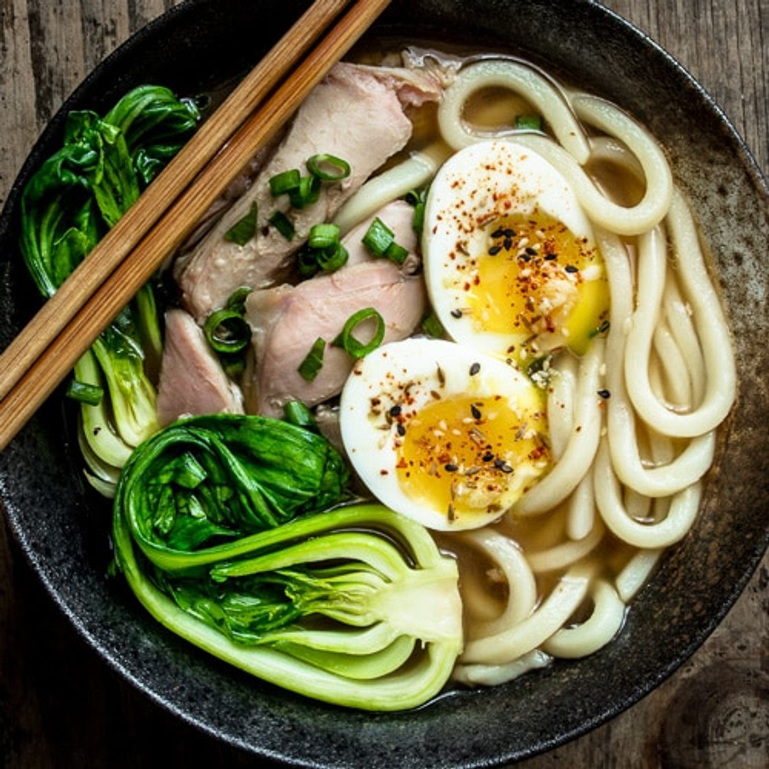 Turkey Udon Noodle Soup