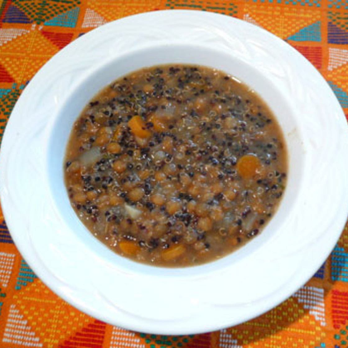 Crock Pot Lentils & Quinoa