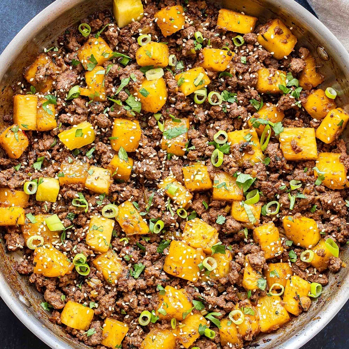 Pineapple Beef Stir Fry