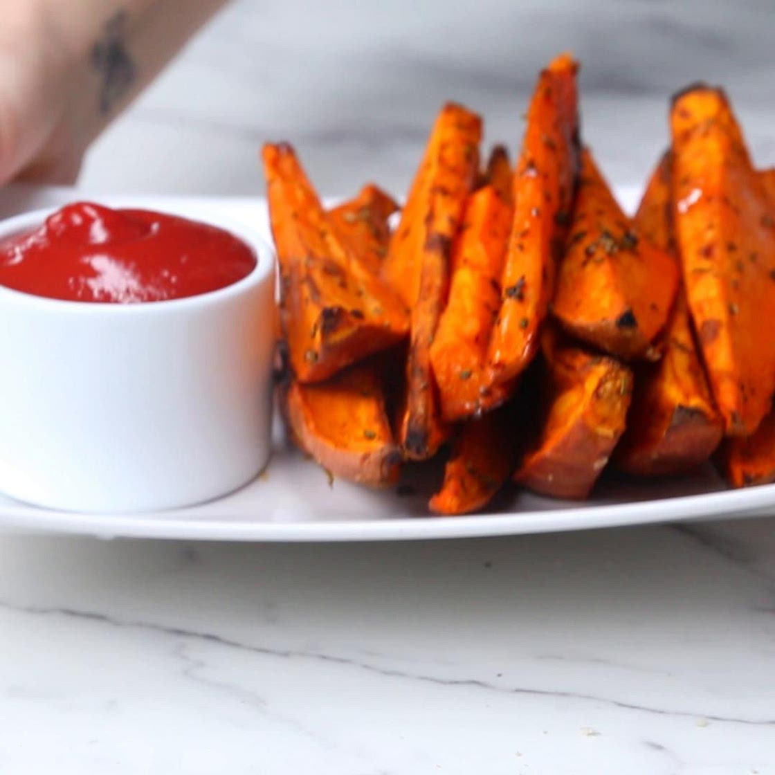 Sweet Potato Wedges Recipe by Tasty