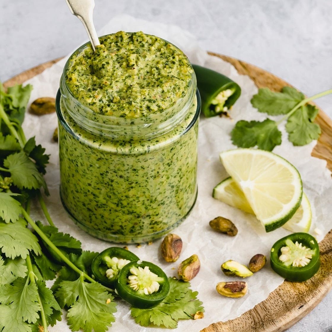Cilantro Pistachio Pesto