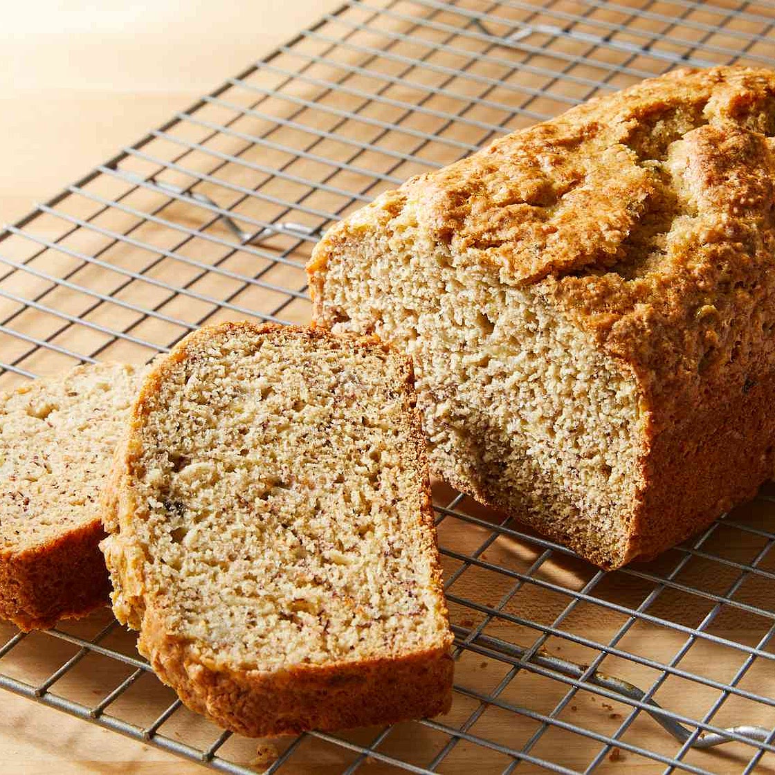 Almost No Fat Banana Bread
