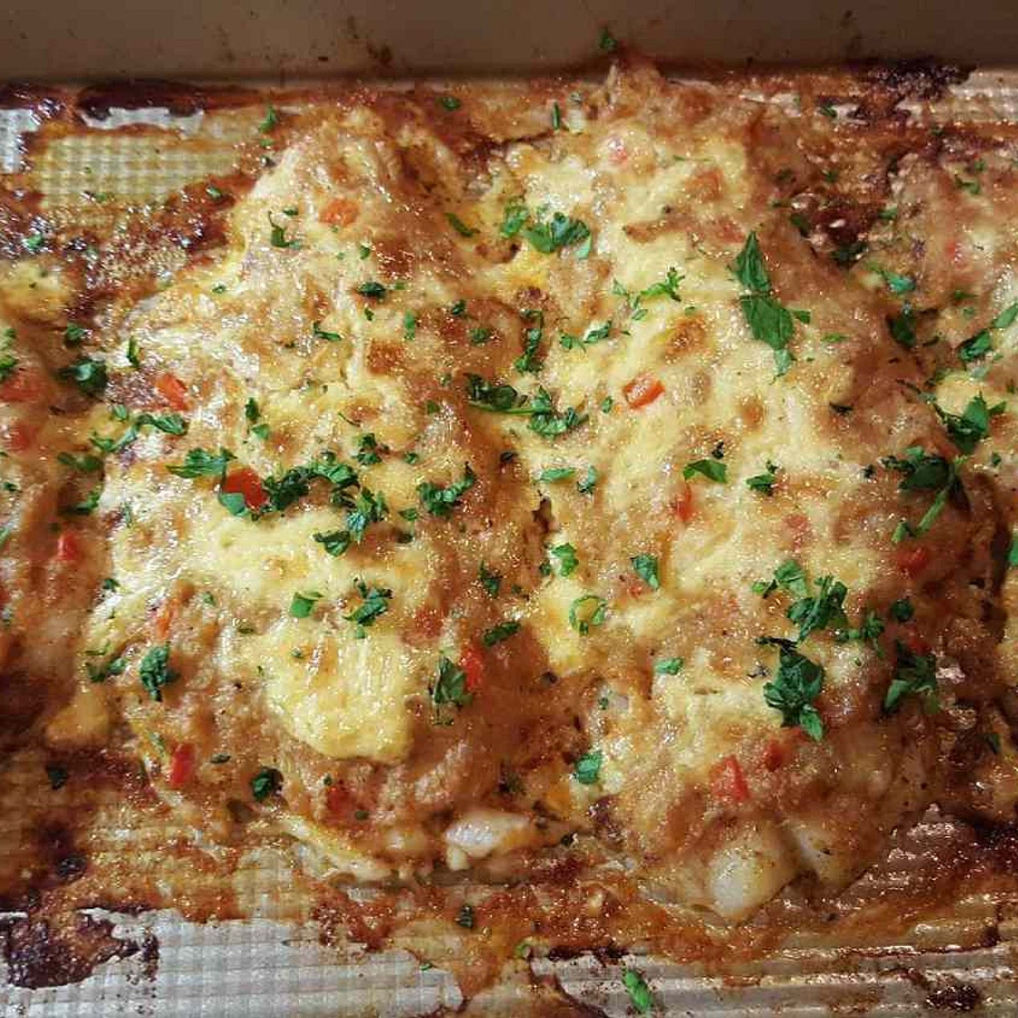 Crab Stuffed Flounder