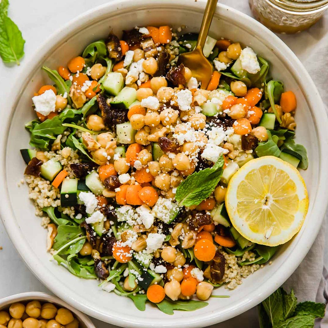 Moroccan Chickpea Carrot Salad