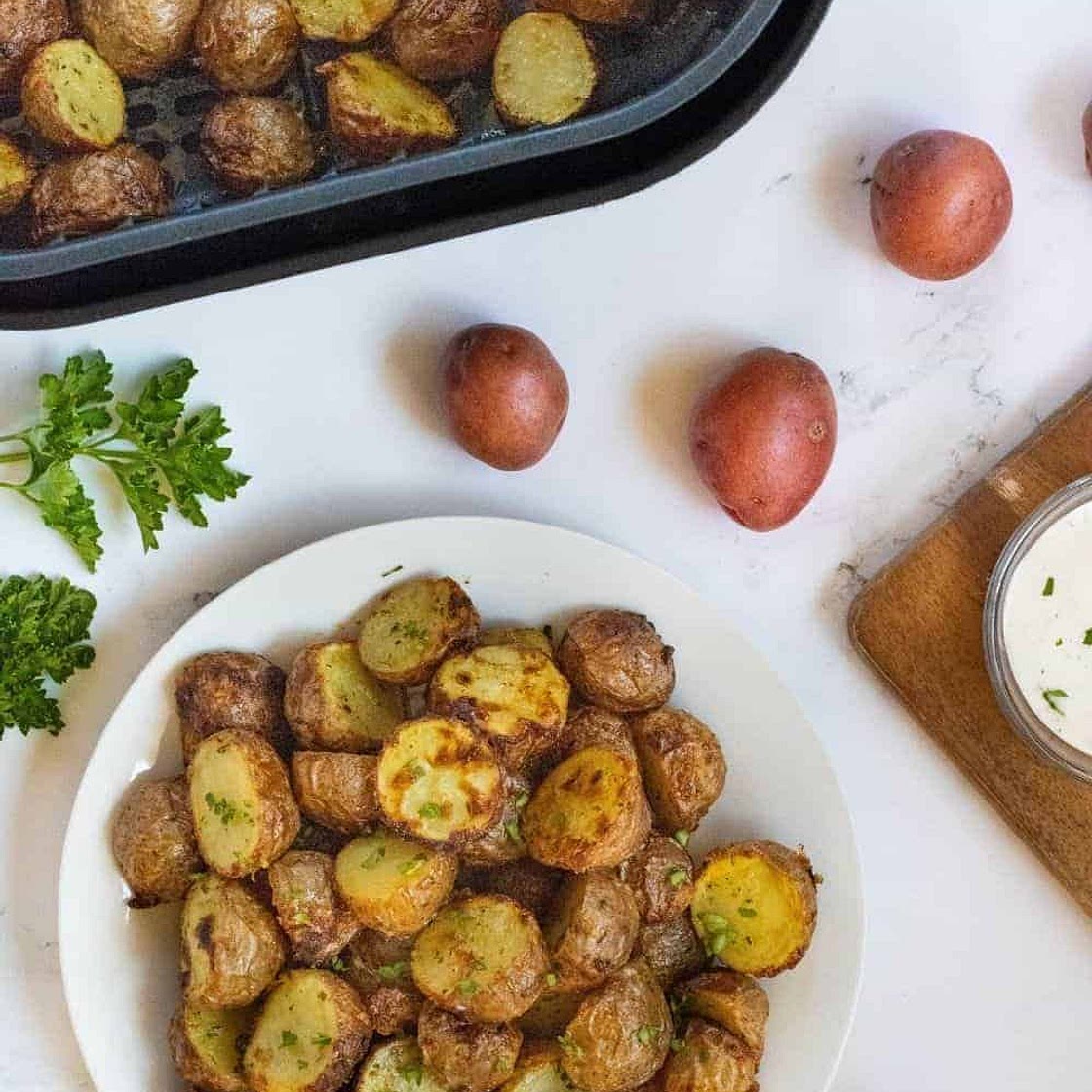 Air Fryer Ranch Potatoes