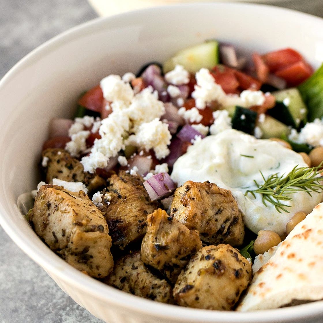 Chicken Gyro Bowls