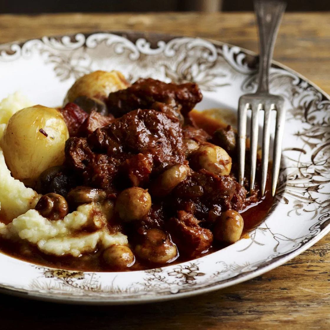 Pressure Cooker Beef Bourguignon