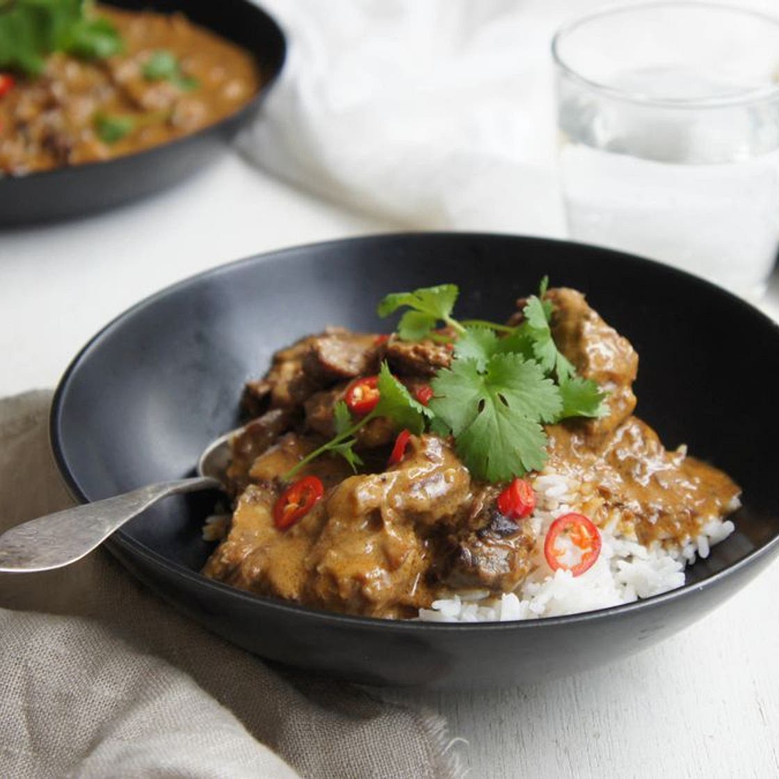 Slow-Cooked Indian Madras Beef Curry recipe