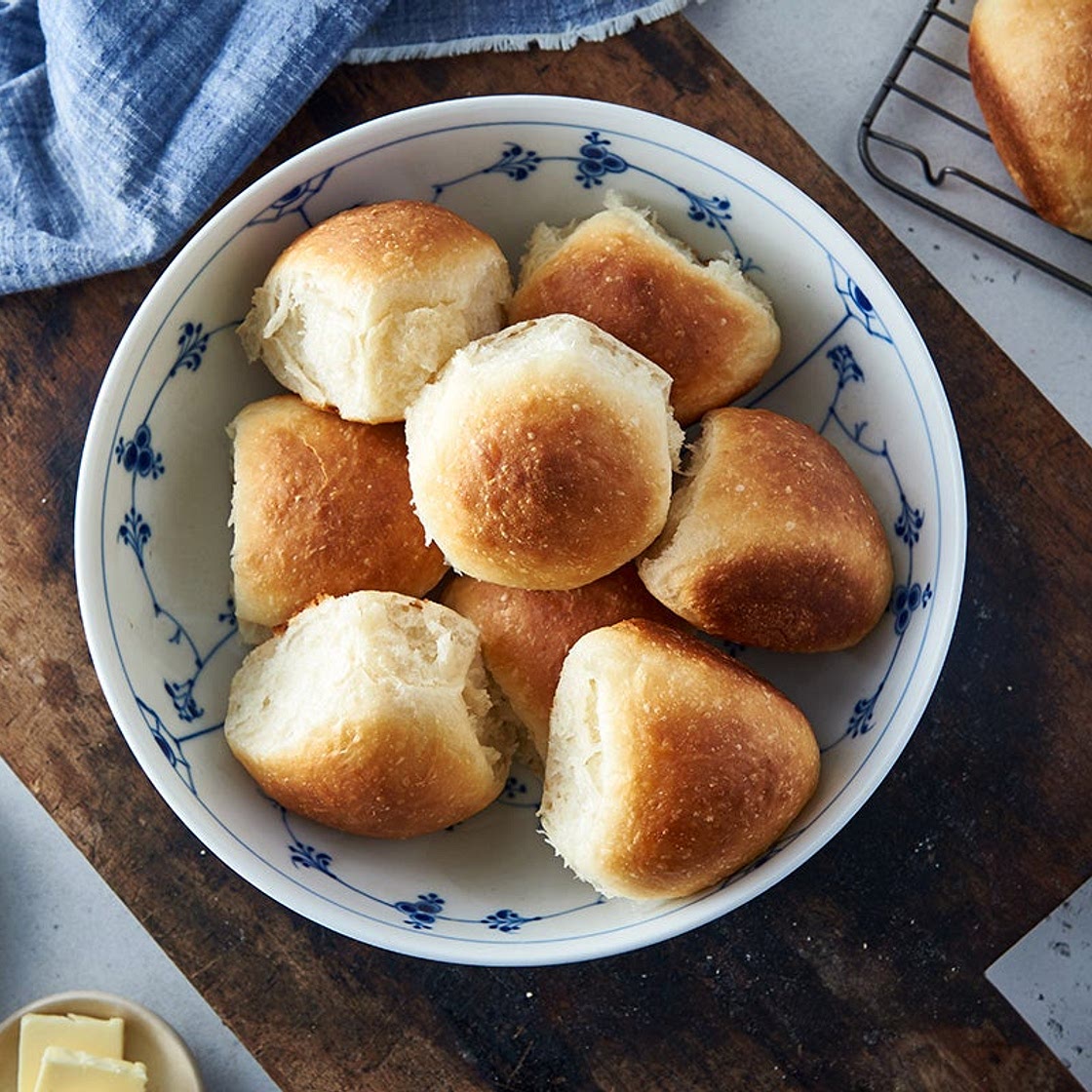 Soft Sourdough Rolls
