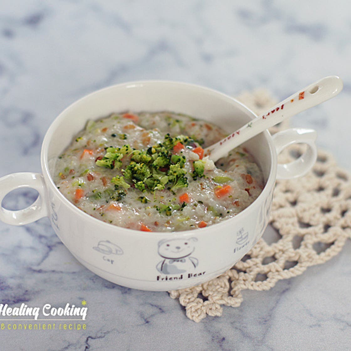 현미 브로콜리 두유죽~철분이 풍부한 영양 만점 이유식