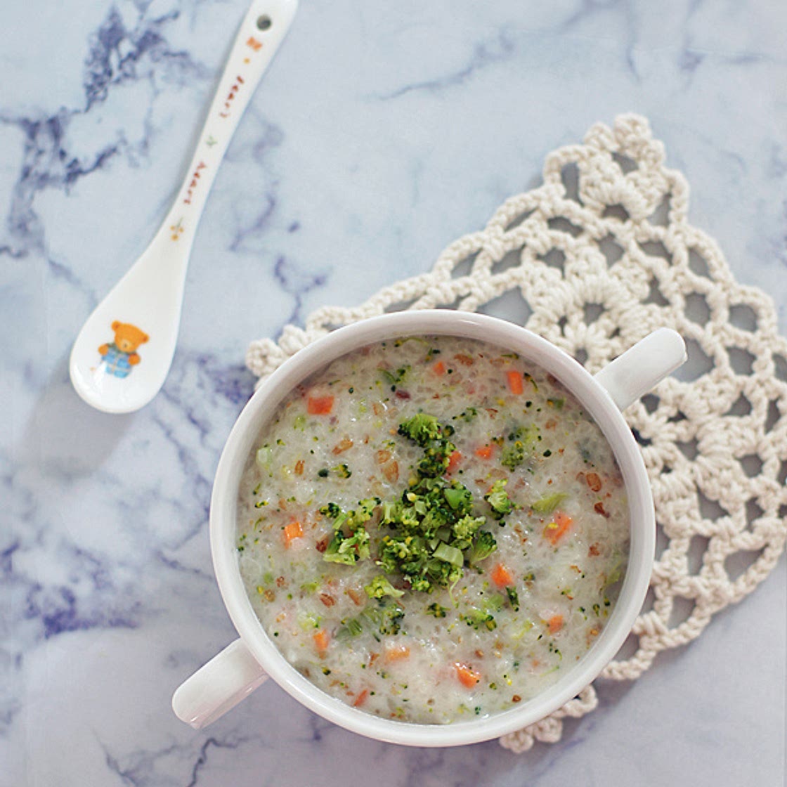 현미 브로콜리 두유죽~철분이 풍부한 영양 만점 이유식