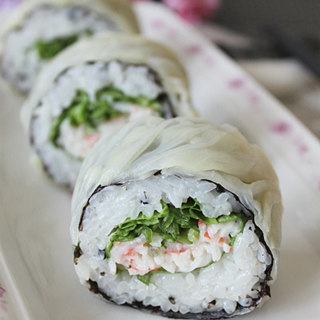 봄향기 솔솔 돌나물게살 양배추롤 & 돌나물딸기 샐러드