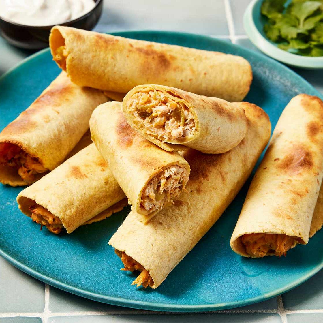 Air Fryer Chicken Taquitos