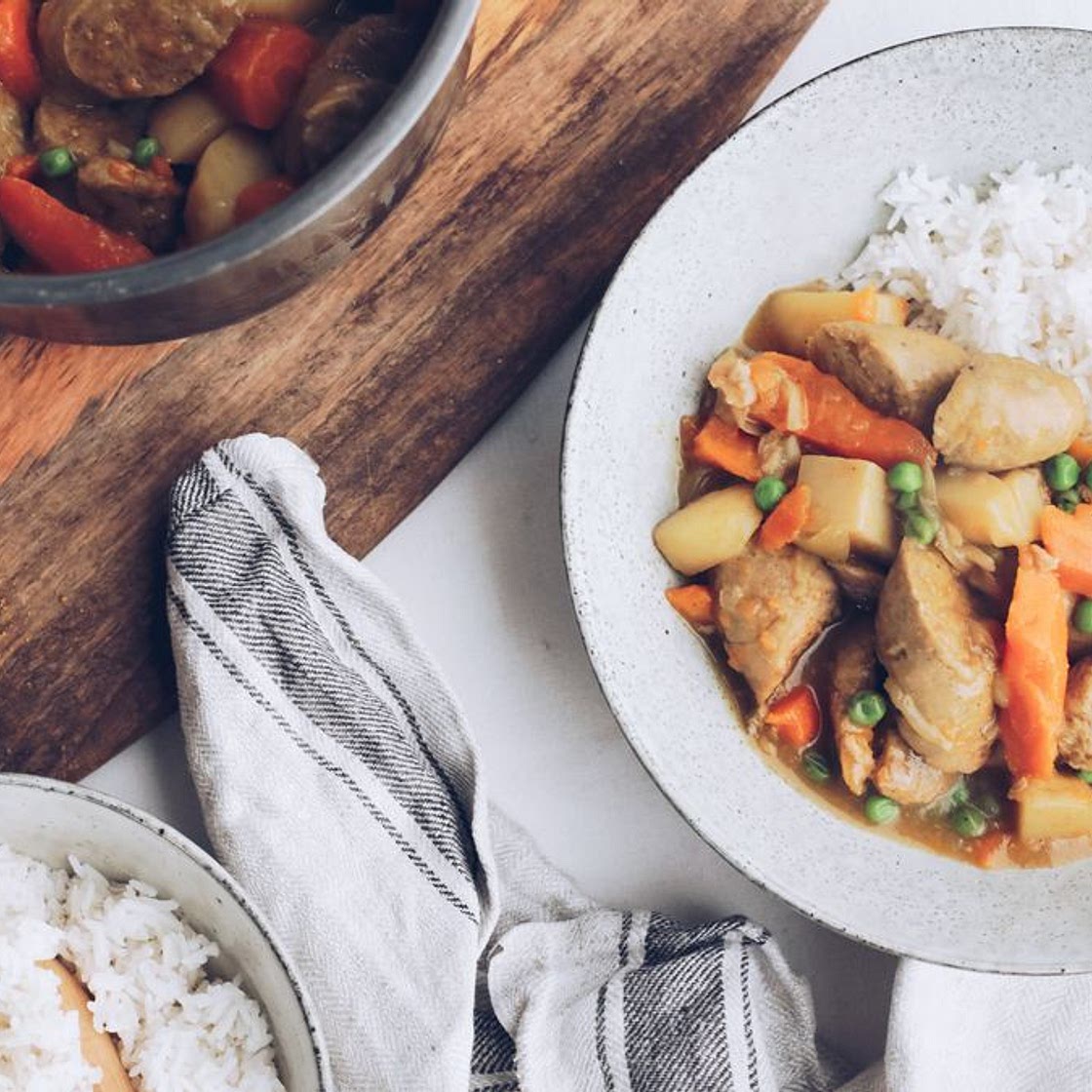 Slow Cooker Curried Sausages Recipe