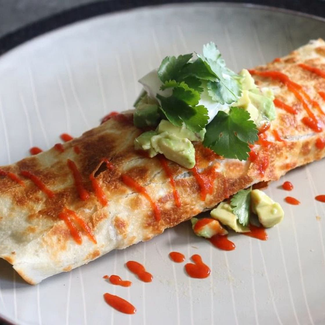 Crispy Rolled Breakfast Burrito