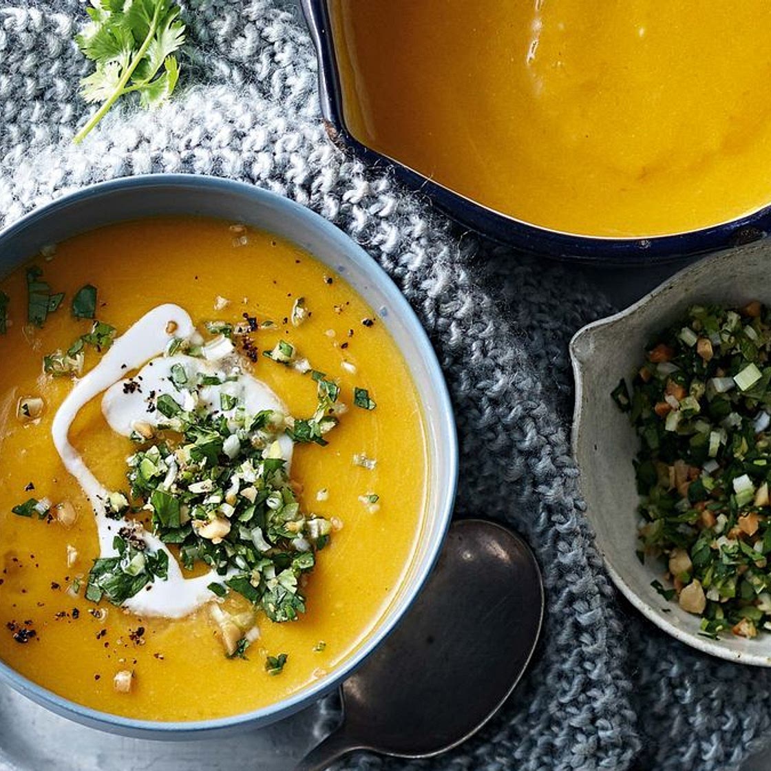 Thai-style pumpkin soup