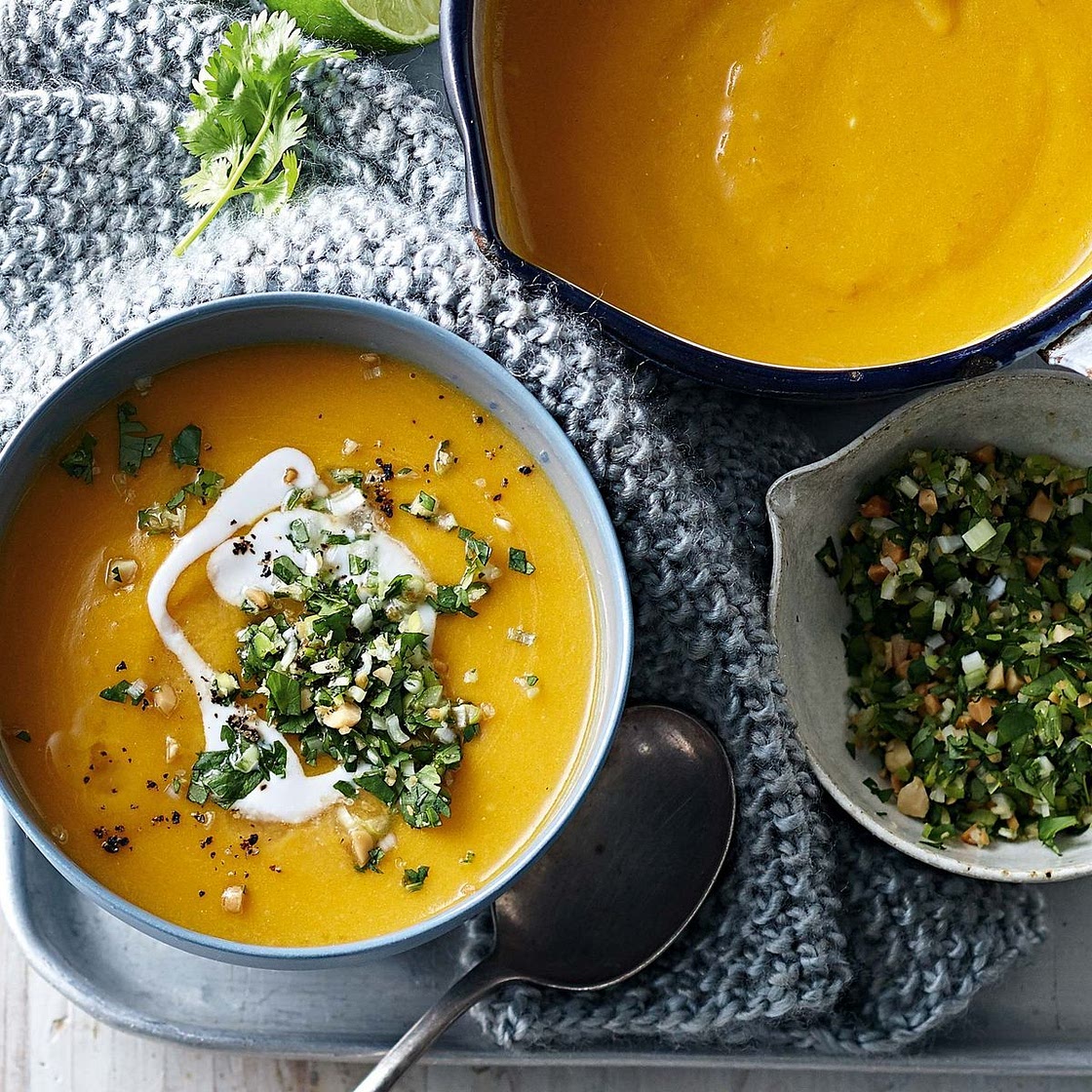 Thai-style pumpkin soup