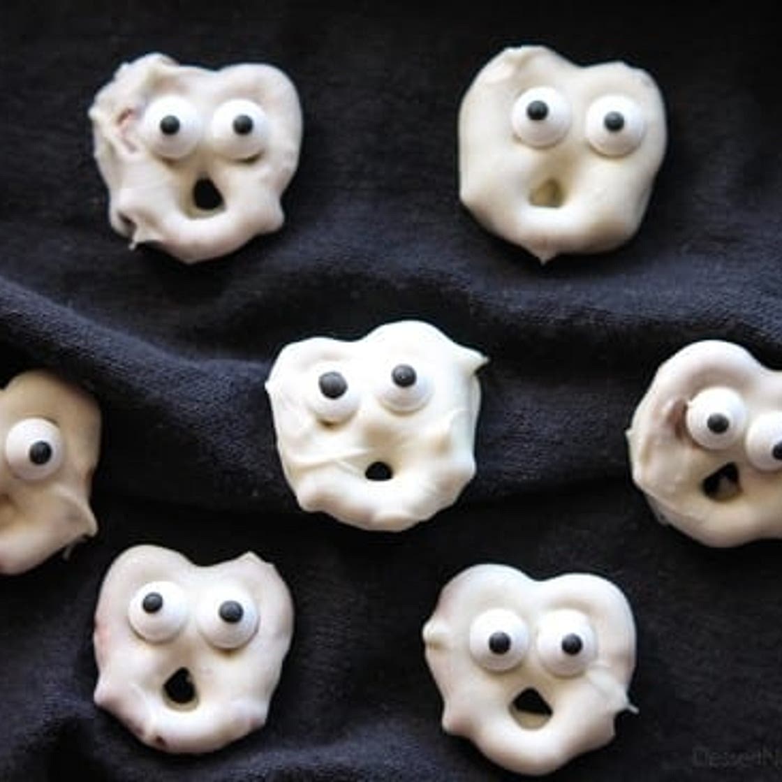 Ghost Pretzels