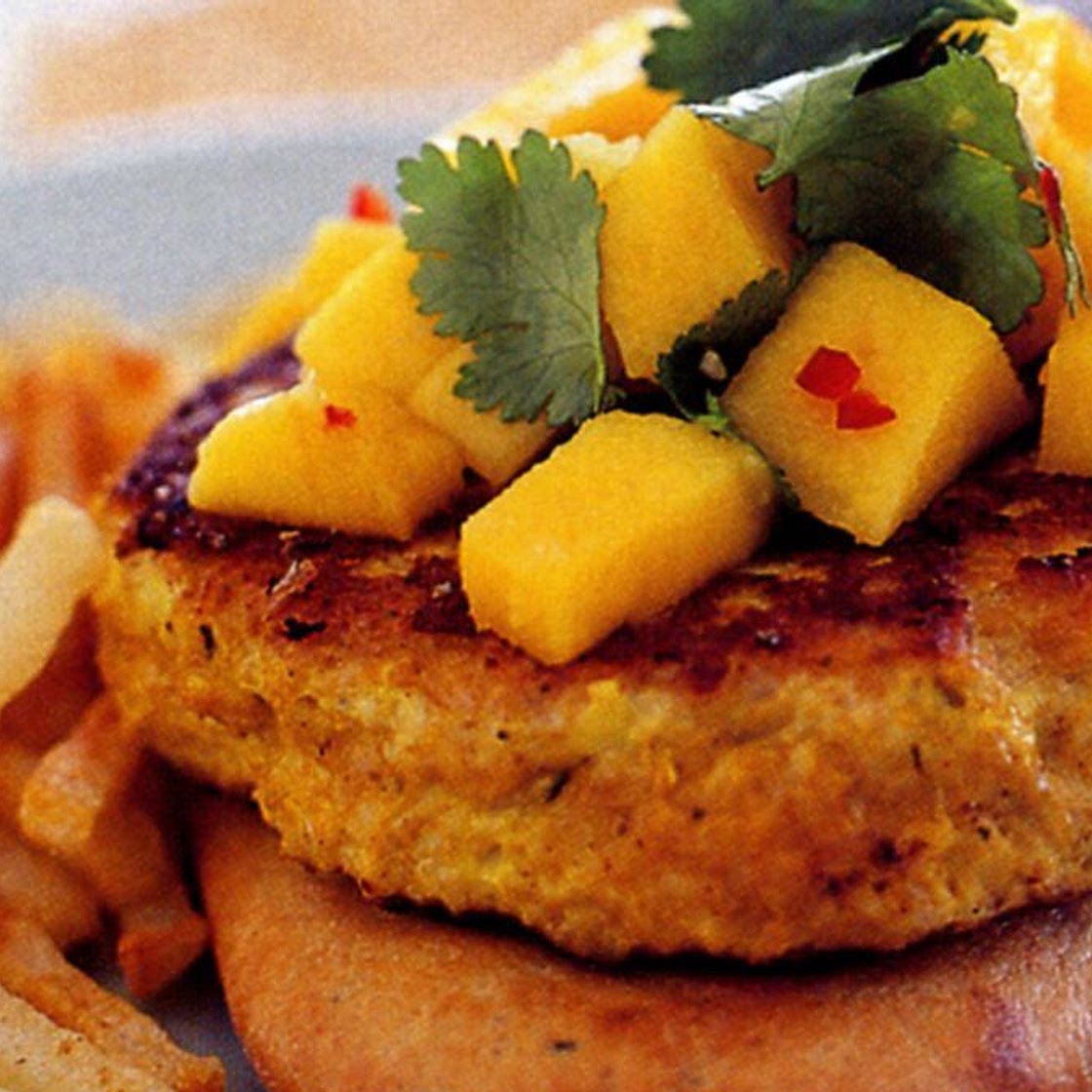 Chicken tikka burger