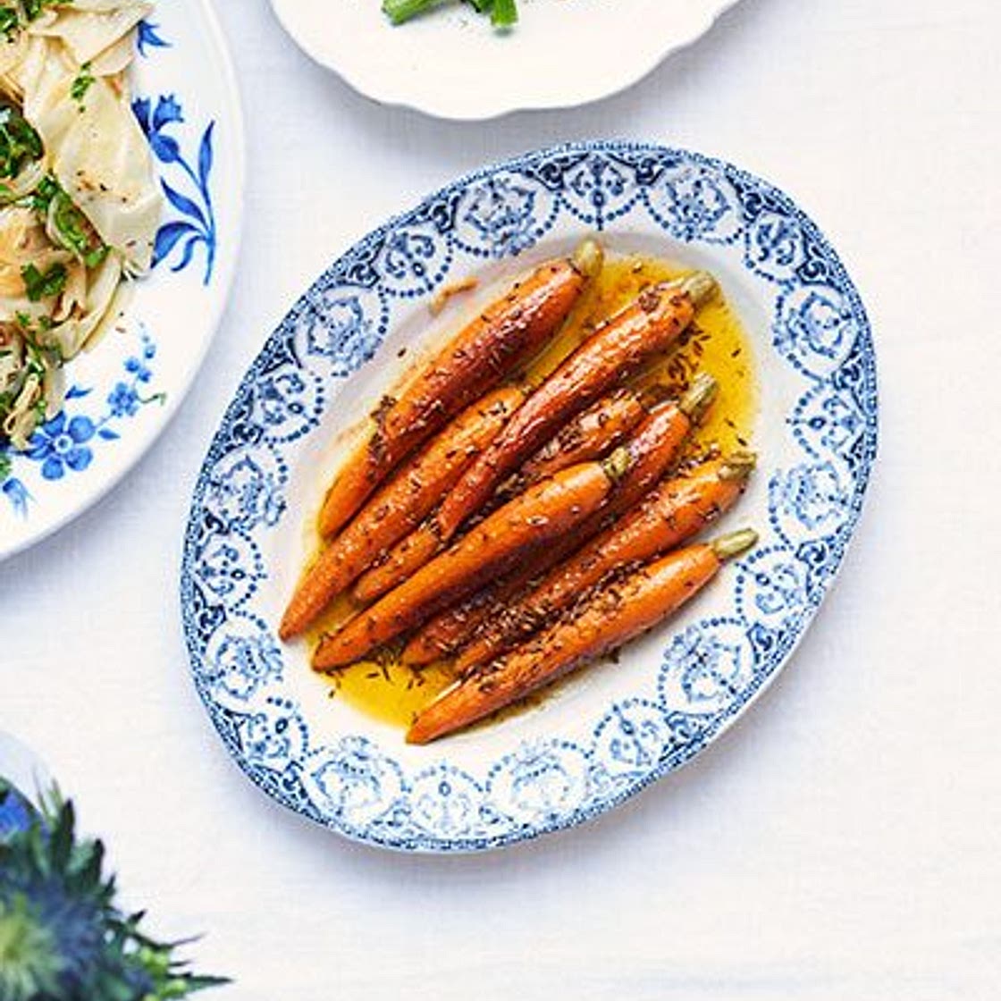 Cumin-spiced roasted carrots