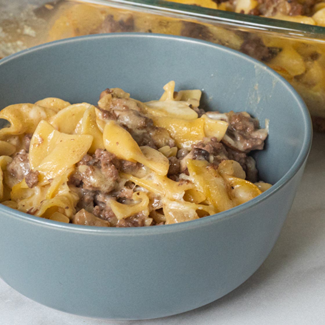 Ground Beef Stroganoff Casserole