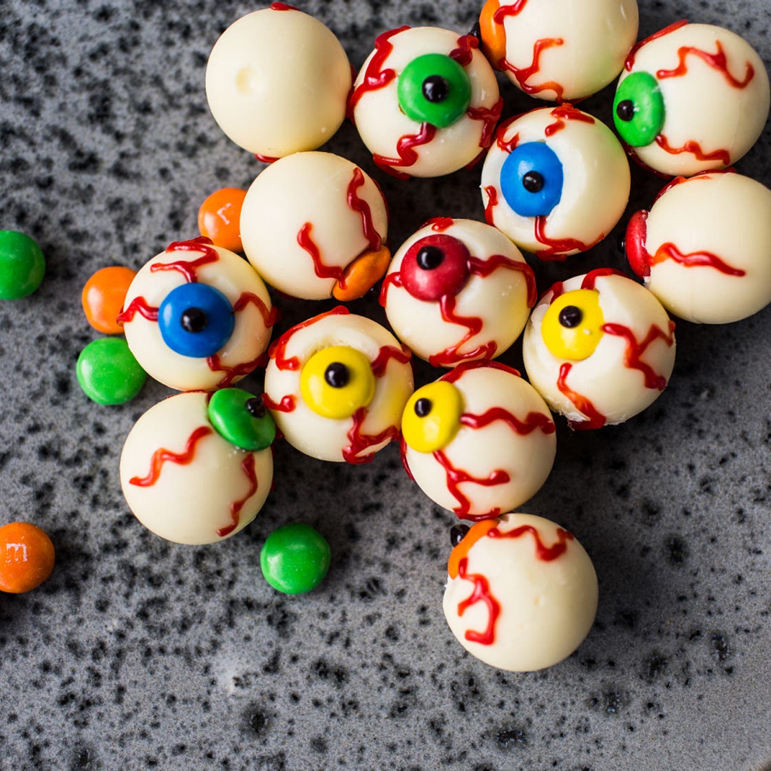 Halloween Butterfinger Eyes