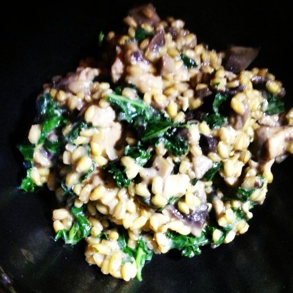 Barley Risotto with Chicken