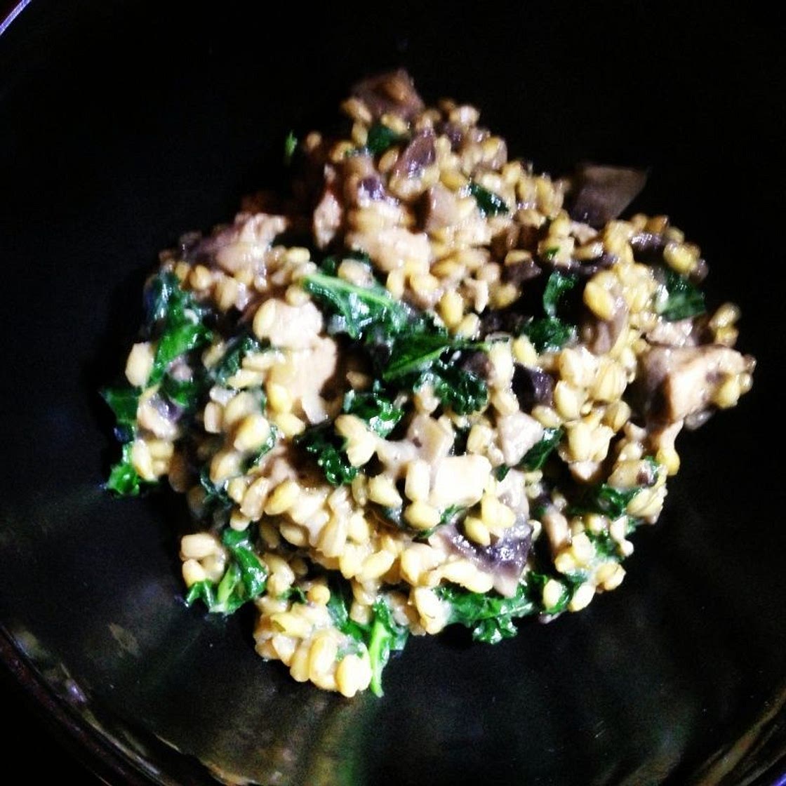 Barley Risotto with Chicken