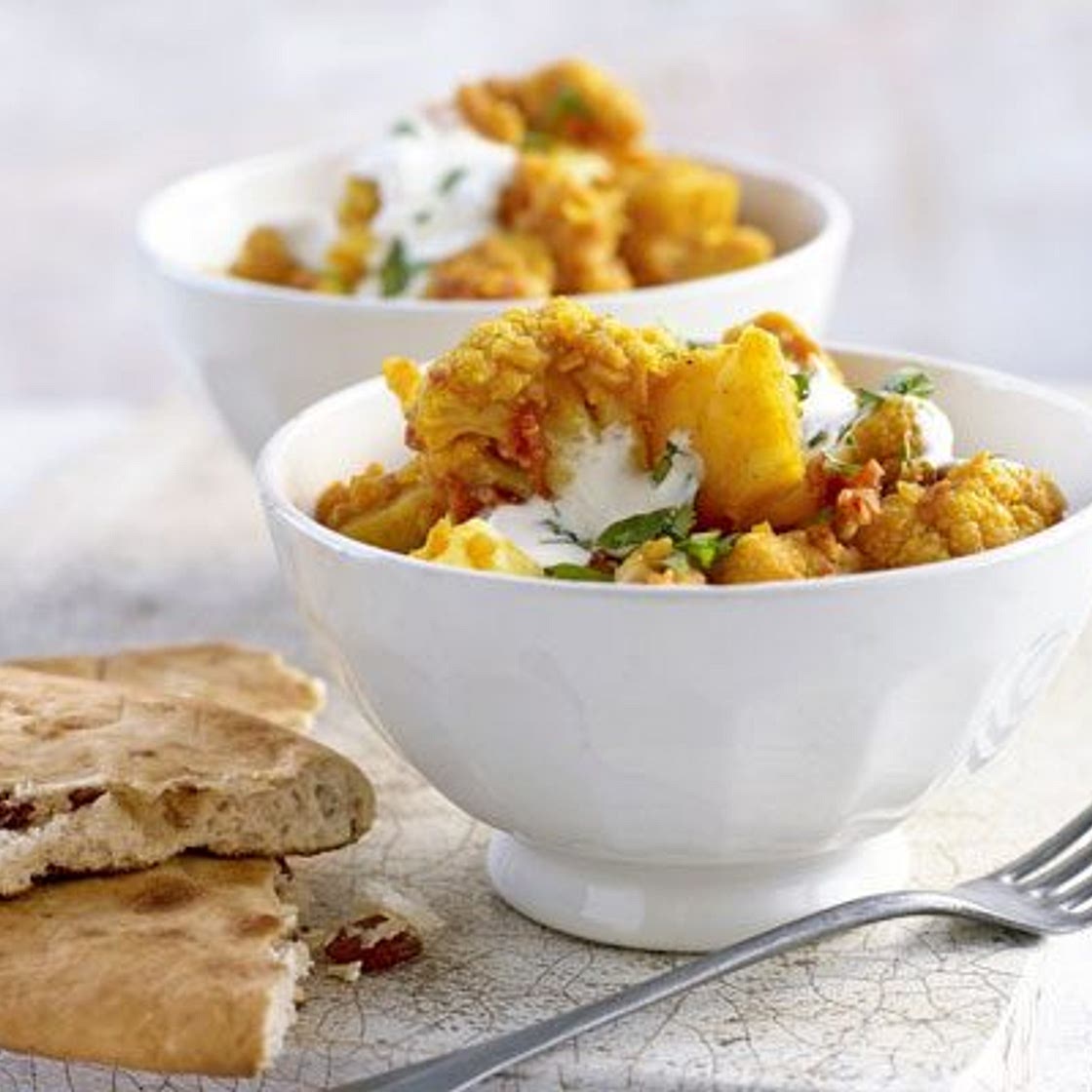 Cauliflower & potato curry