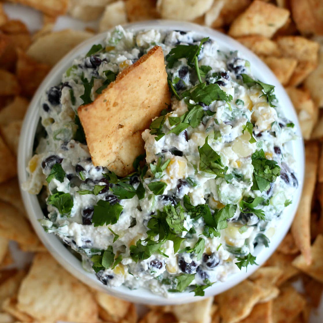 Black Bean Corn Feta Dip