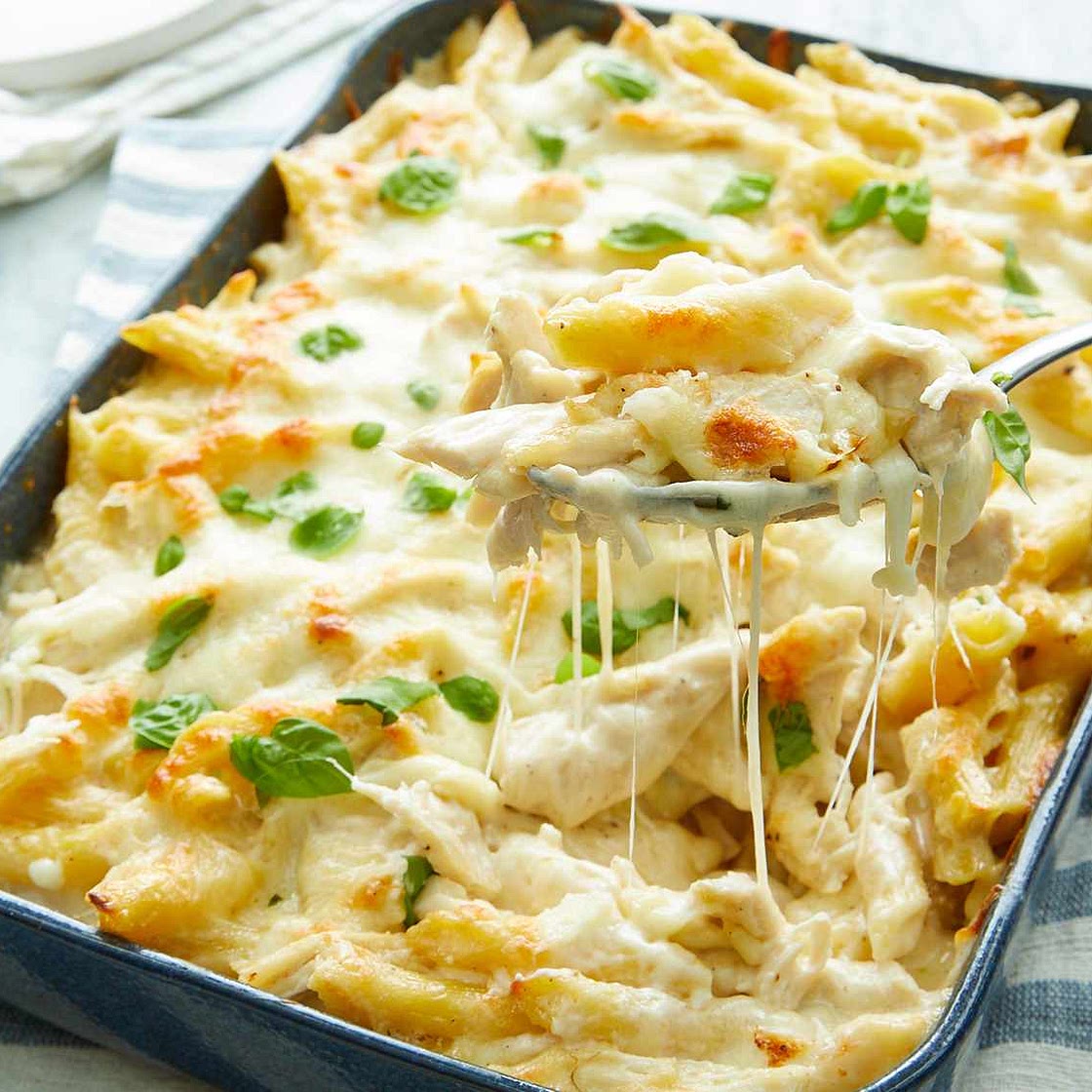 Chicken Alfredo Casserole