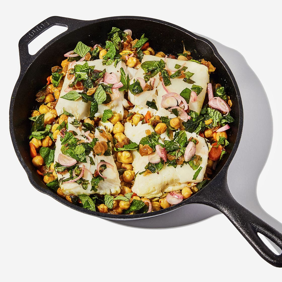 Foolproof Fish with Spiced Chickpeas