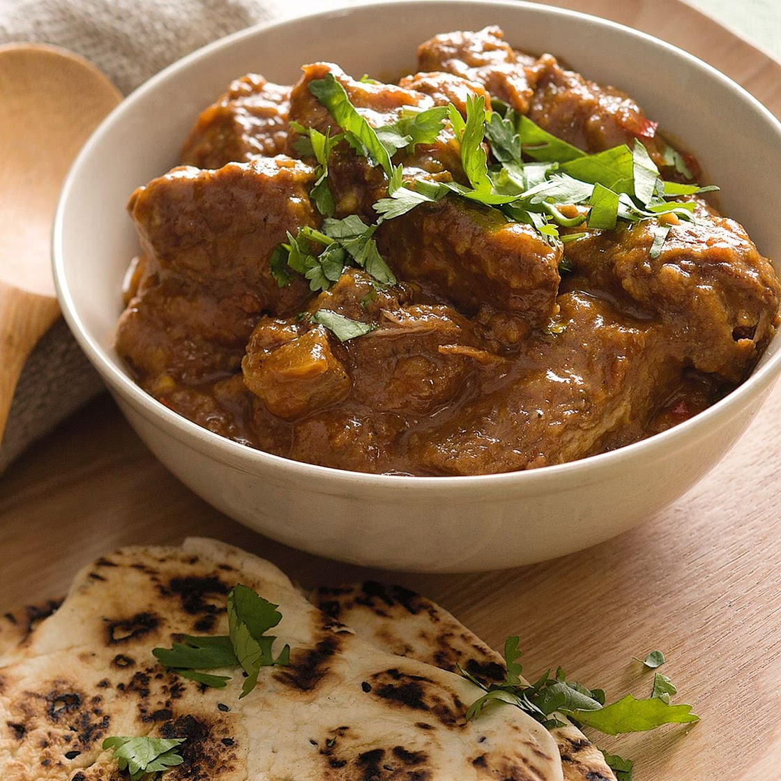Slow-cooker Indian beef