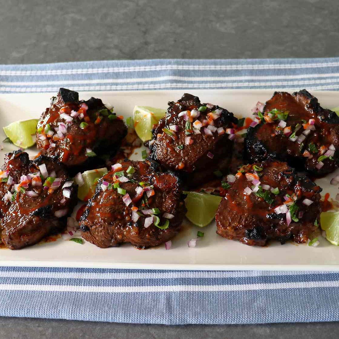 Sweet and Sour Tamarind-Glazed Lamb Chops