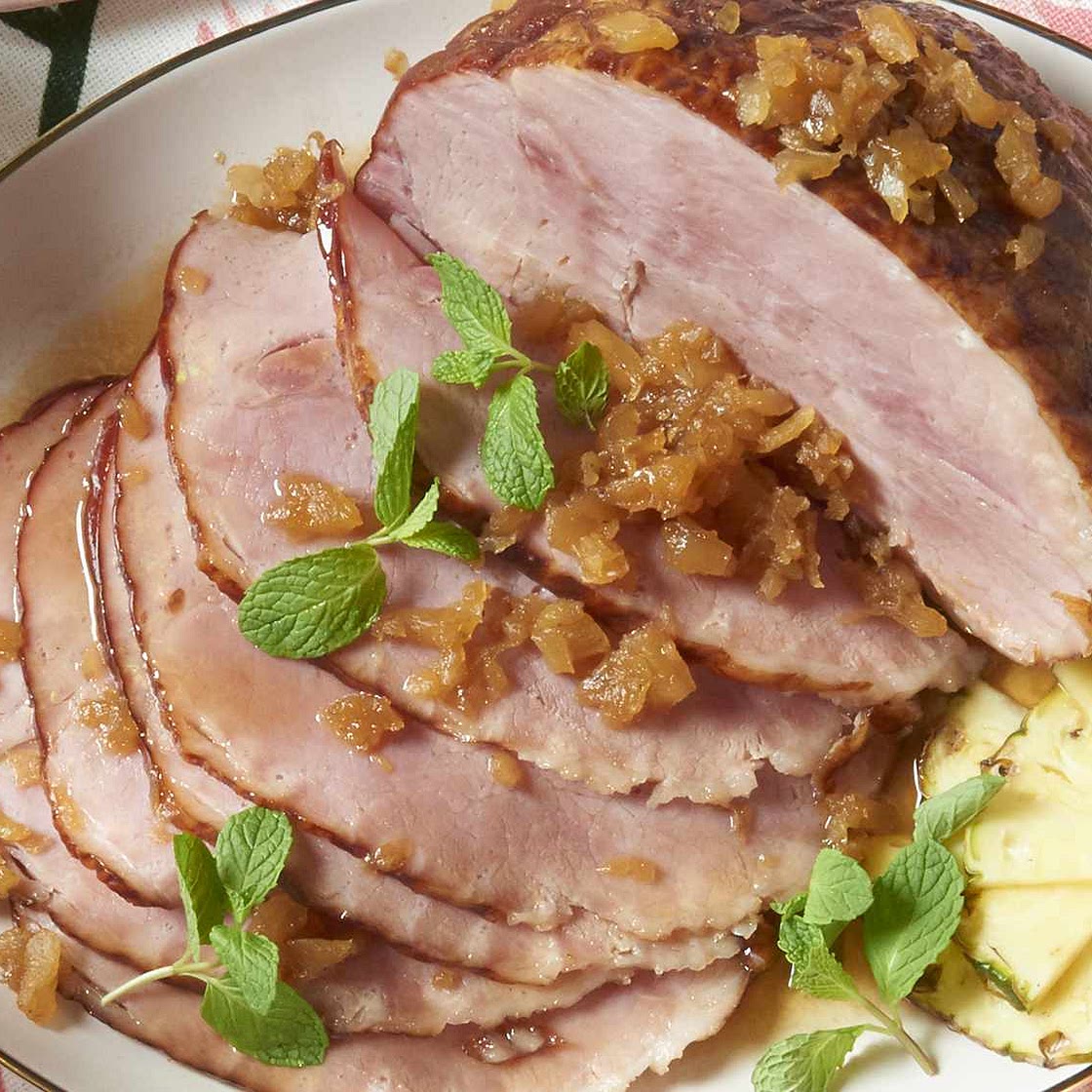 Sweet Slow Cooker Ham