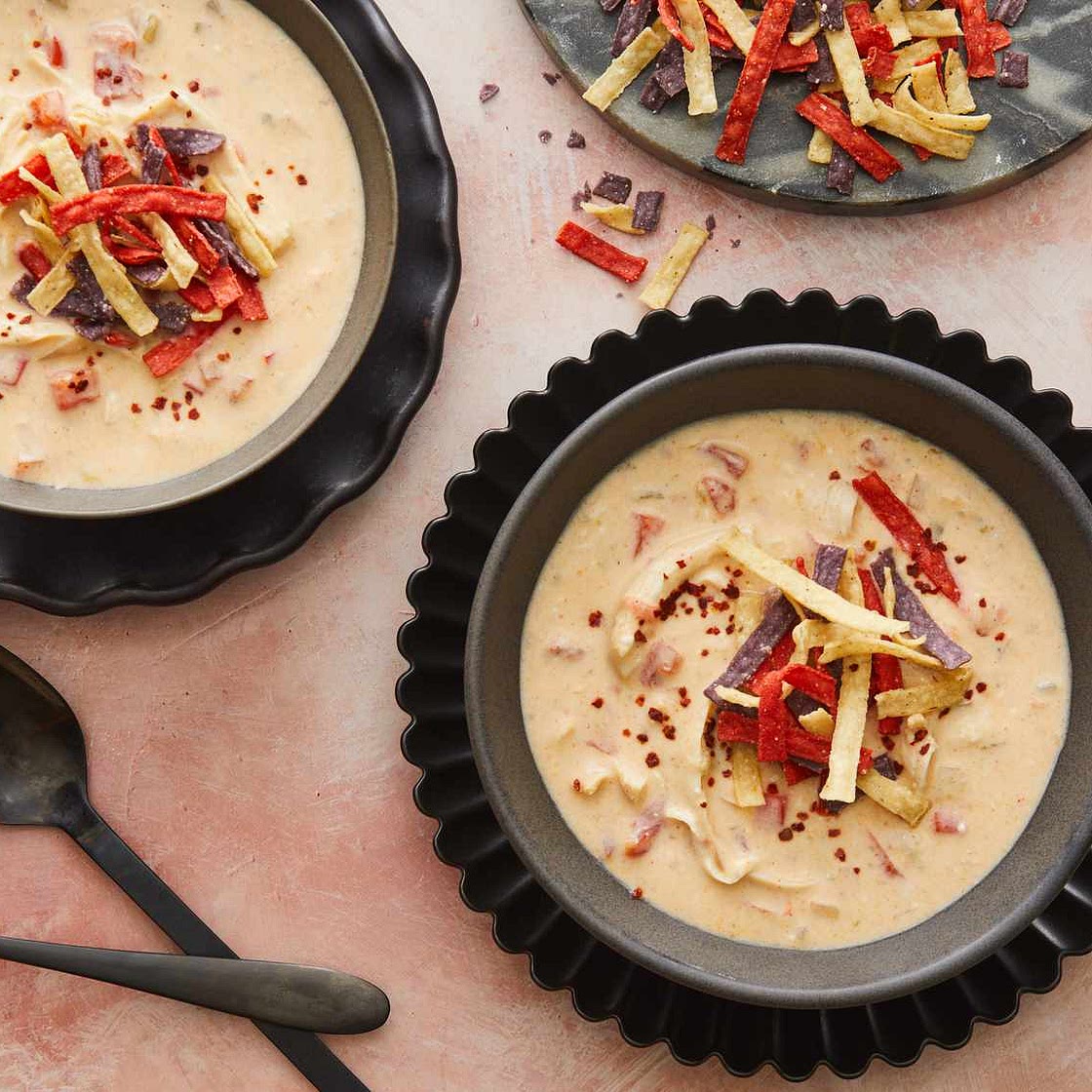 Slow Cooker Creamy Chicken Taco Soup