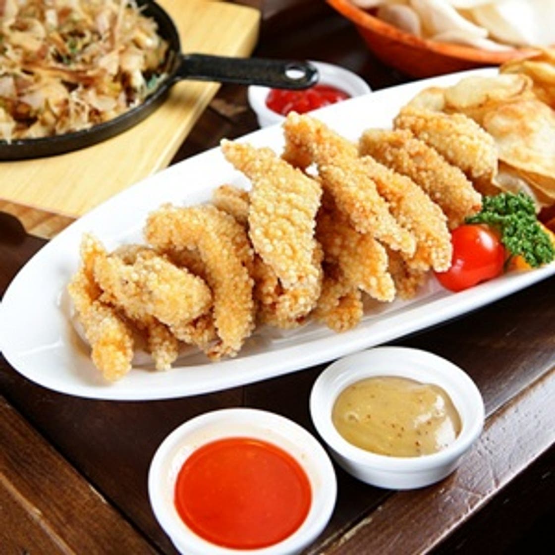 머스터드소스와치킨너겟