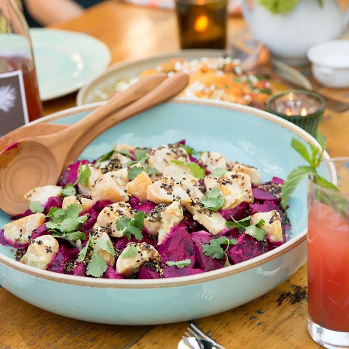 Roasted Beets with Coconut Milk, Curry Leaves, and Indian Spices Gluten-Free Recipe