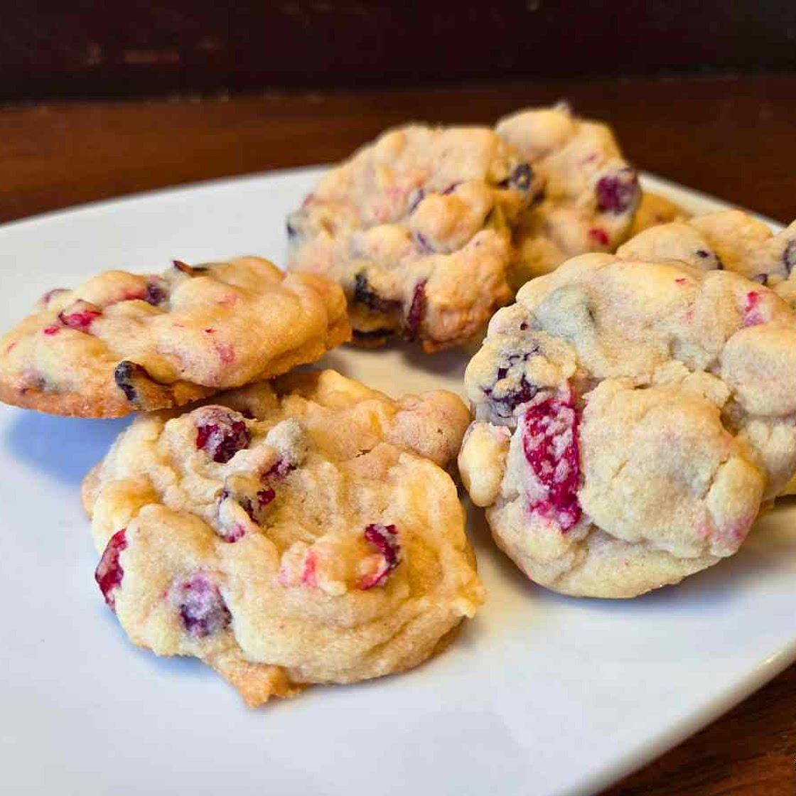 White Chocolate Chip Cranberry Cookies