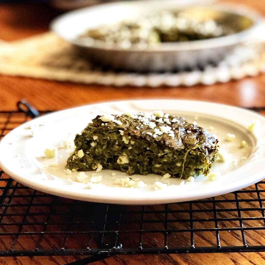 Air Fryer Spinach and Feta Casserole