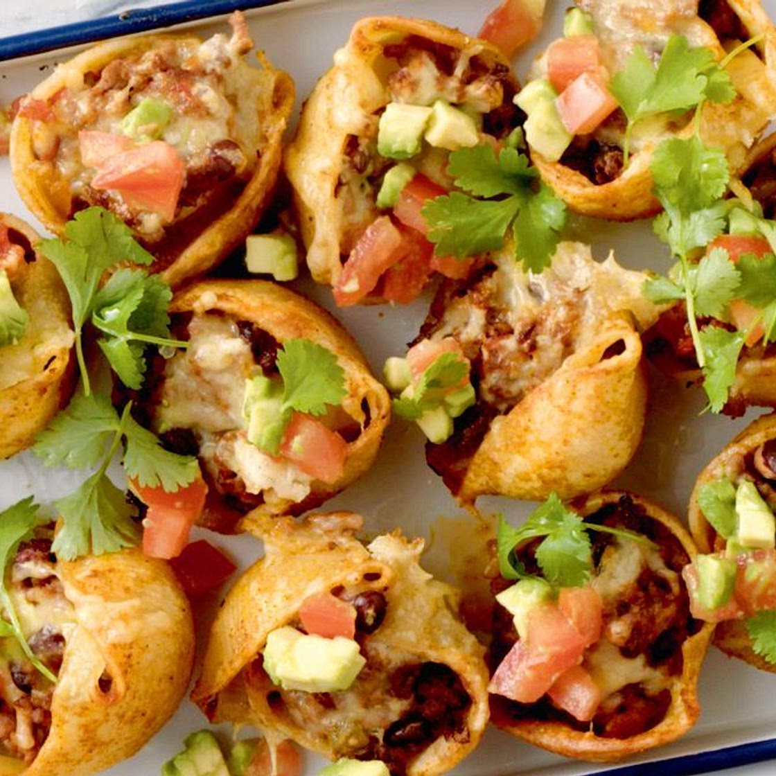 Air fryer pasta tacos recipe