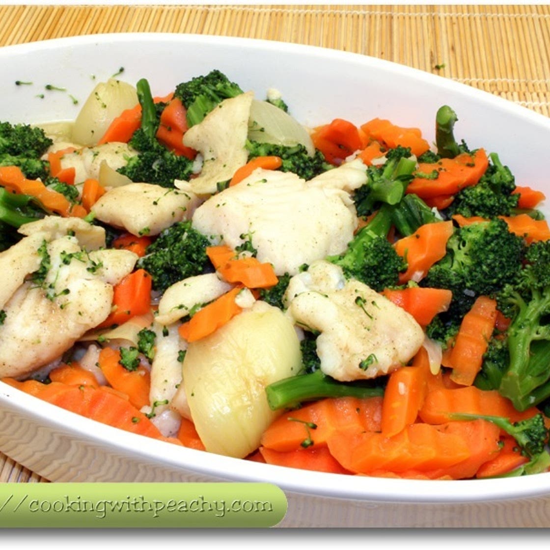 Sautéed Fish Fillet with Vegetables