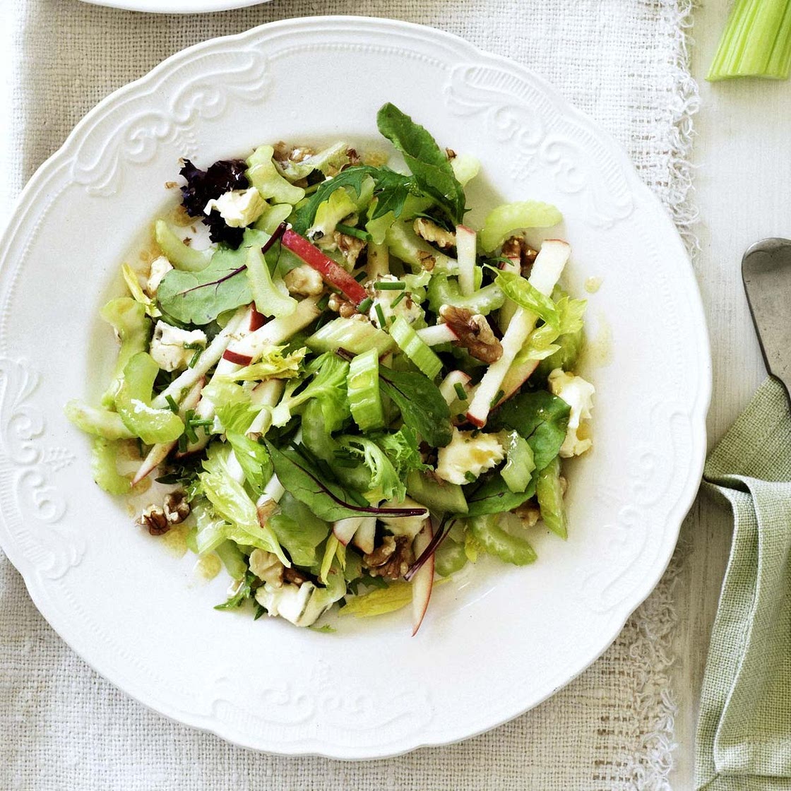 Celery and blue cheese salad