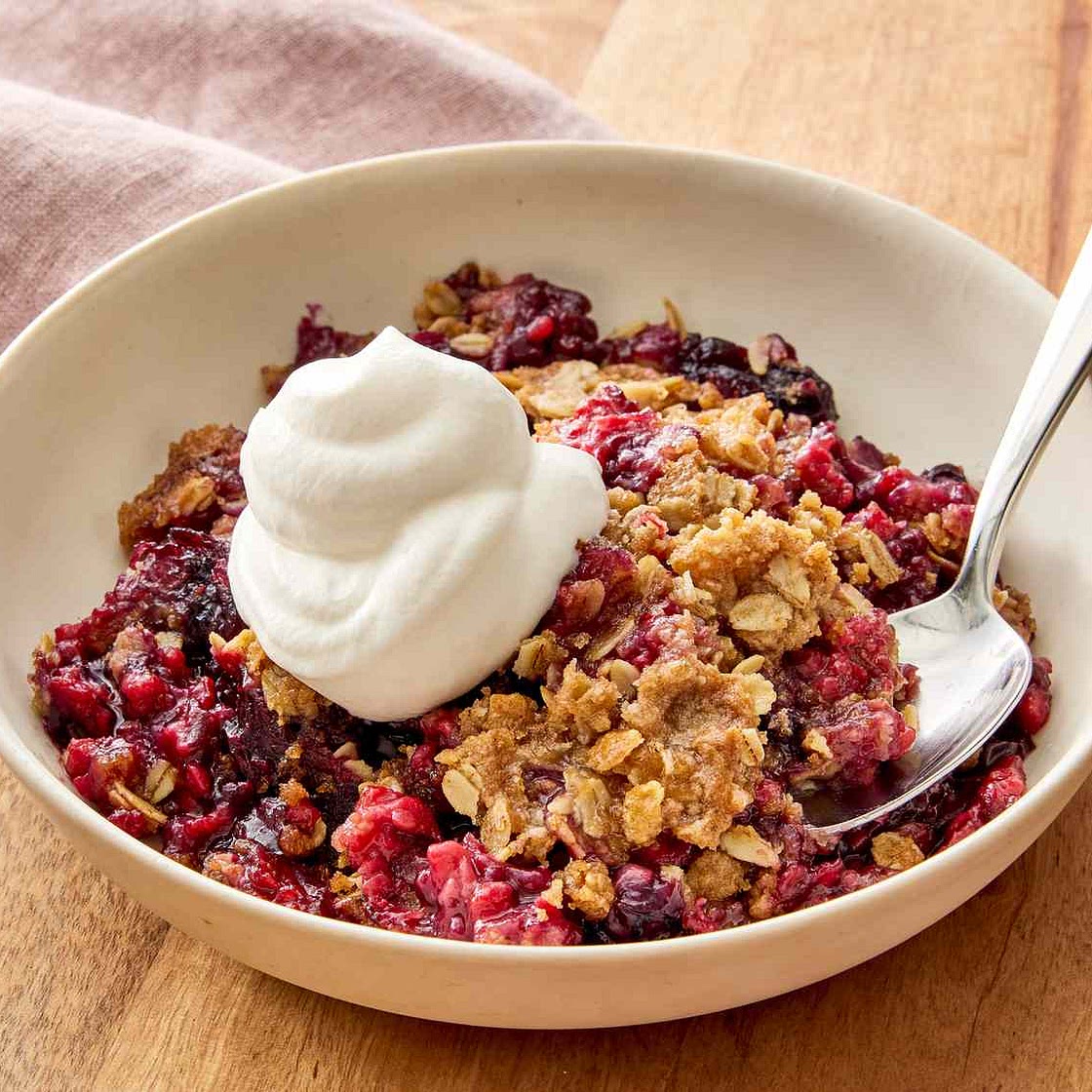 Triple Berry Crisp