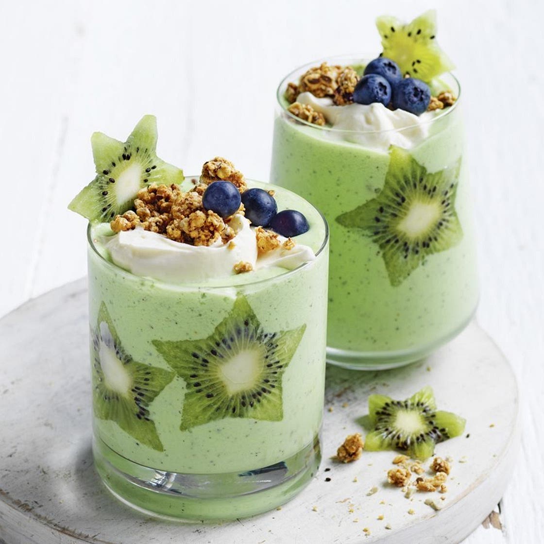 Green kiwi smoothie recipe