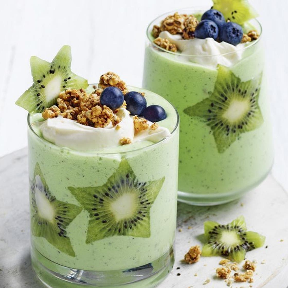 Green kiwi smoothie recipe