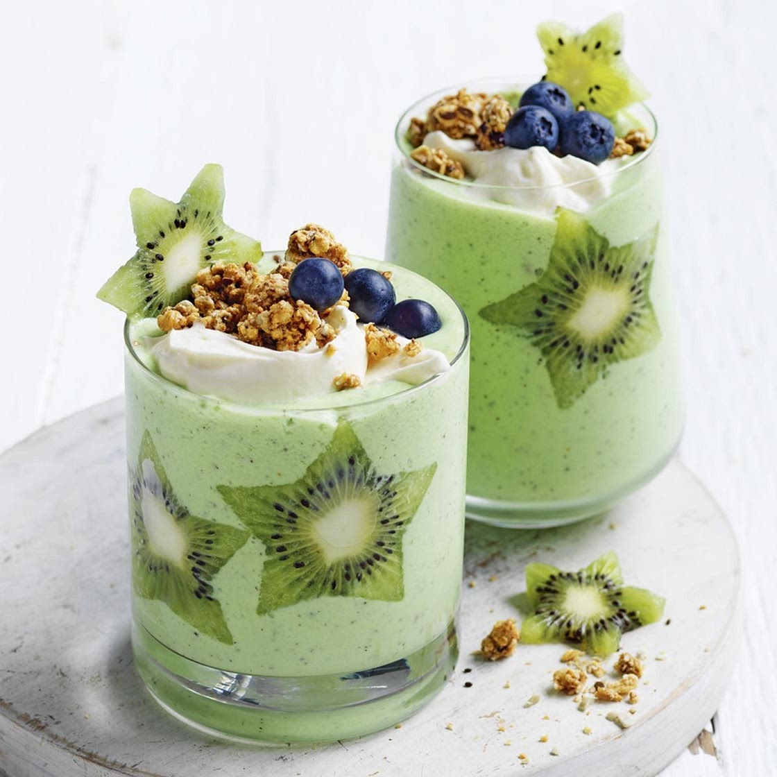 Green kiwi smoothie recipe