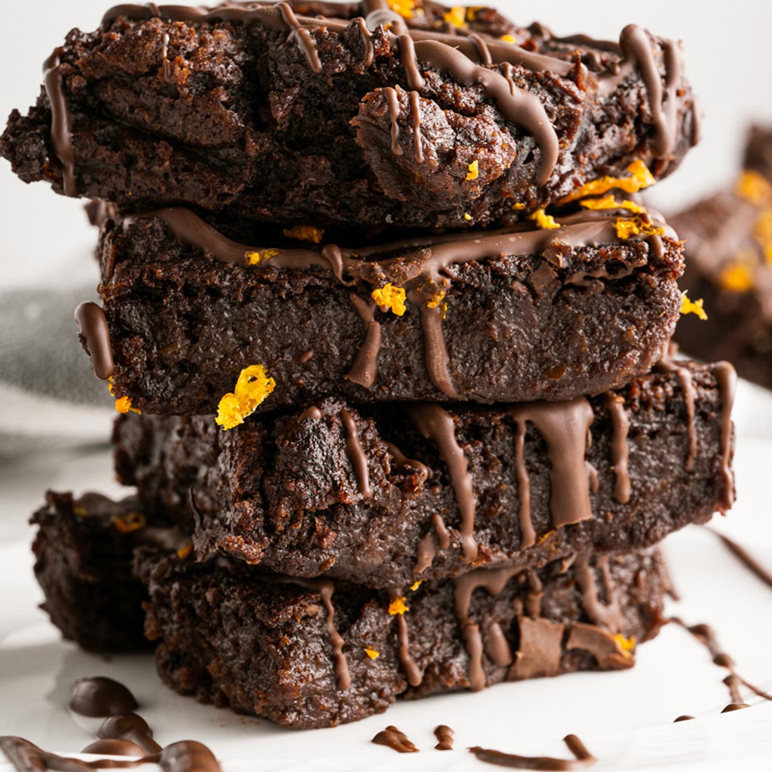 Vegan Chocolate Brownies with Sweet Potatoes