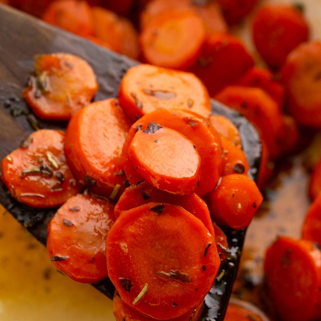 Maple Cider Glazed Carrots