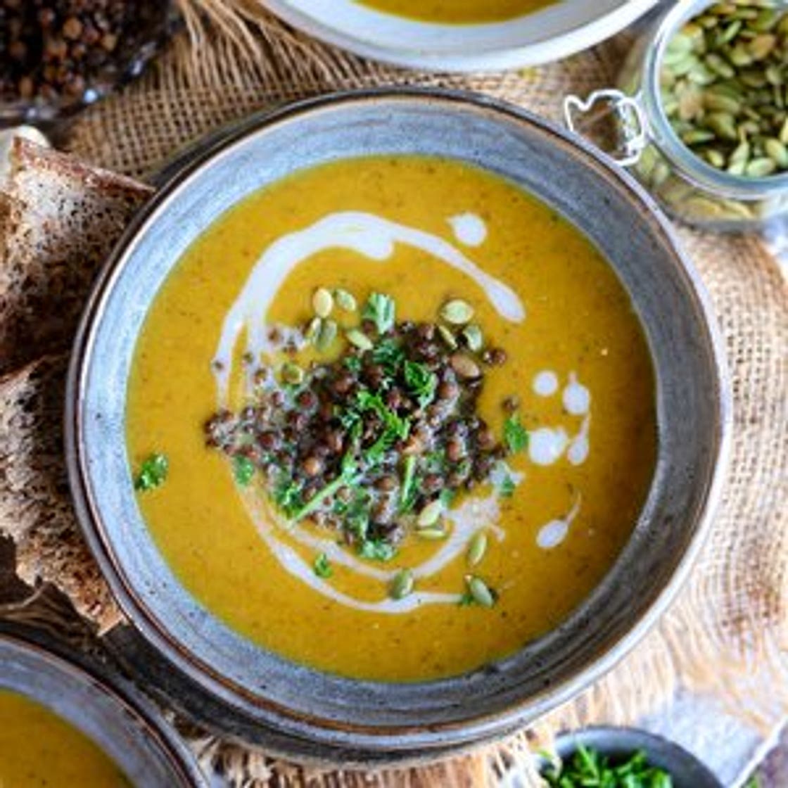 Coconut Curry Roasted Squash Soup